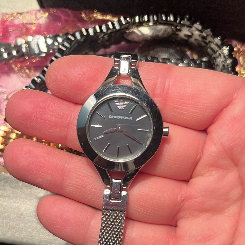 Emporio Armani Mother of Pearl Watch - Picture 2 of 3